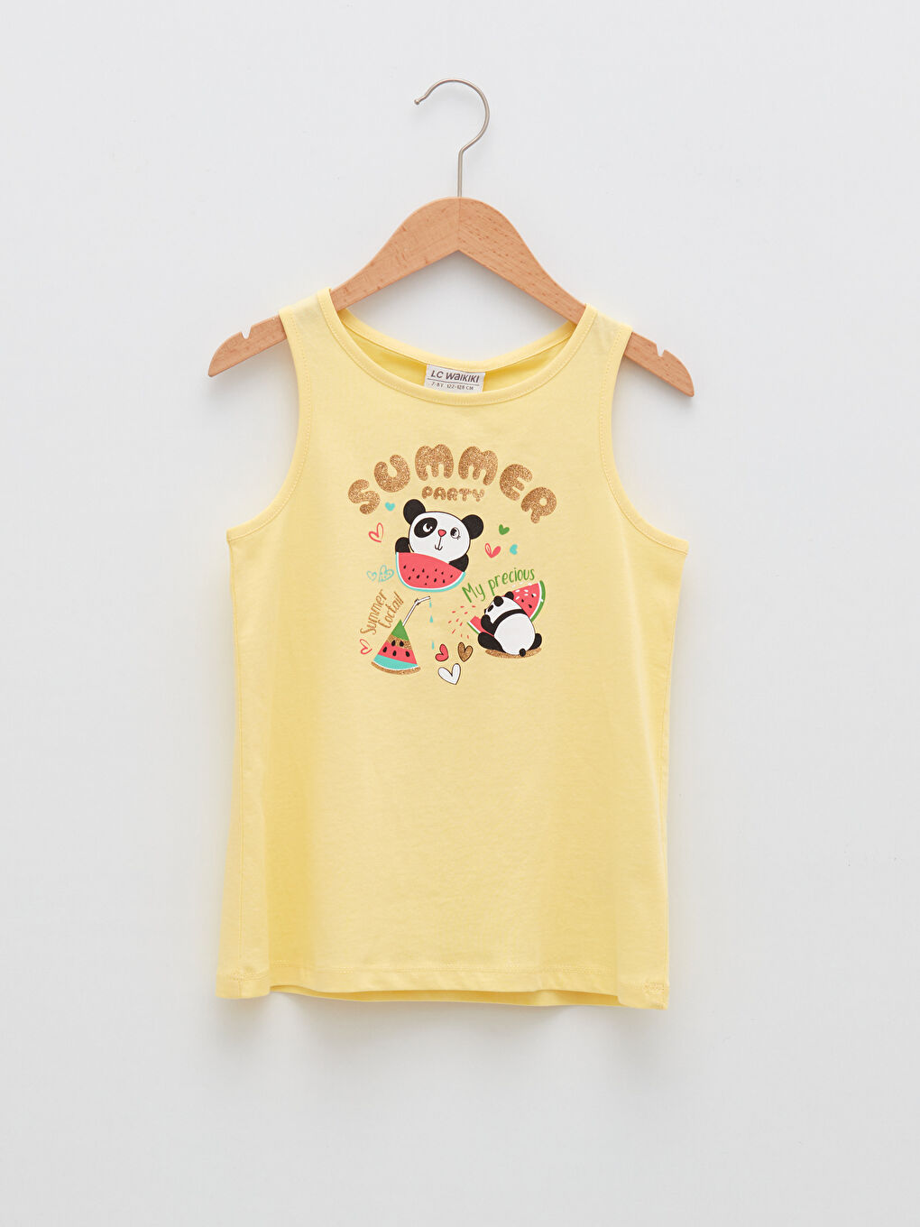 Crew Neck Printed Cotton Girl Athlete