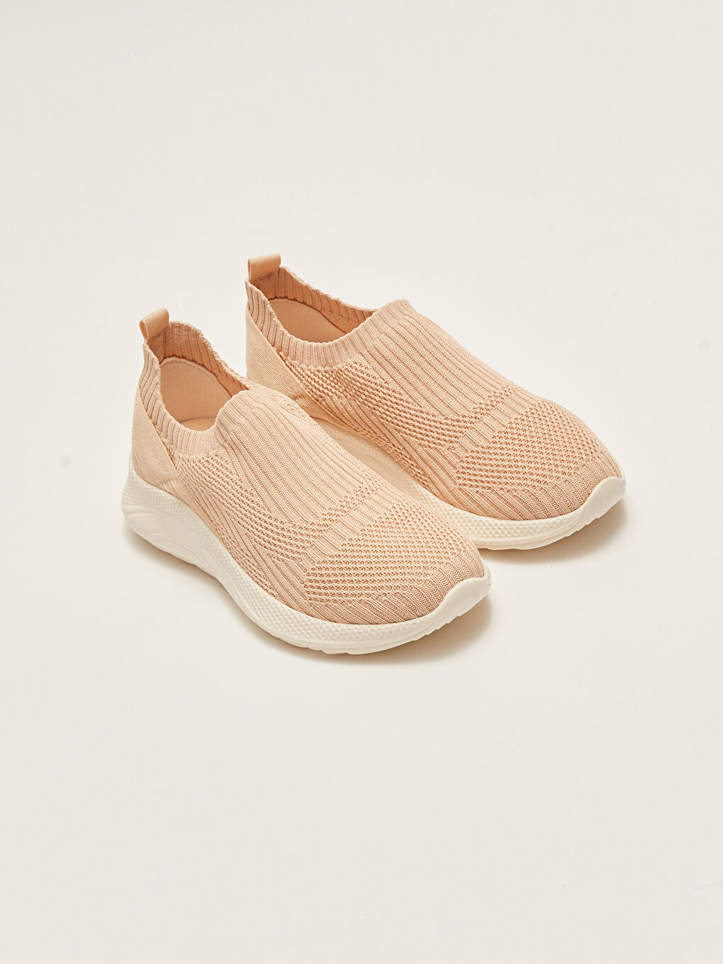 Pembe File Detaylı Kalın Tabanlı Kadın Aktif Spor Ayakkabı