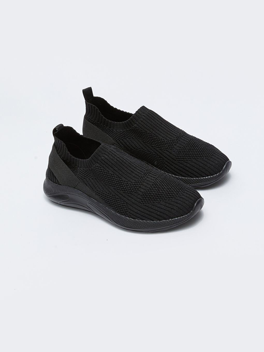 Siyah File Detaylı Kalın Tabanlı Kadın Aktif Spor Ayakkabı