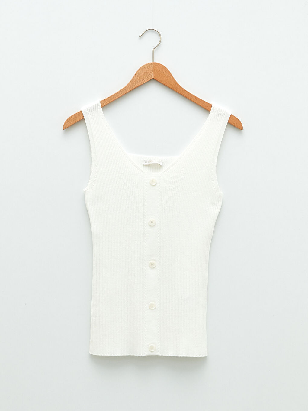 Women's V Neck Straight Sleeveless Knitwear  Sweater-5