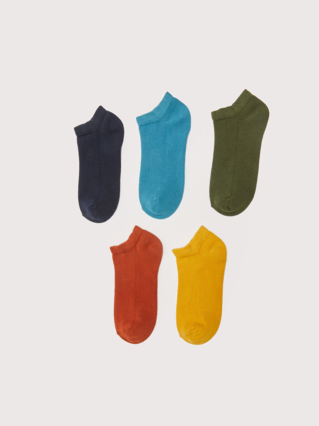 Karışık Basic Erkek Çocuk Patik Çorap 5'li-1