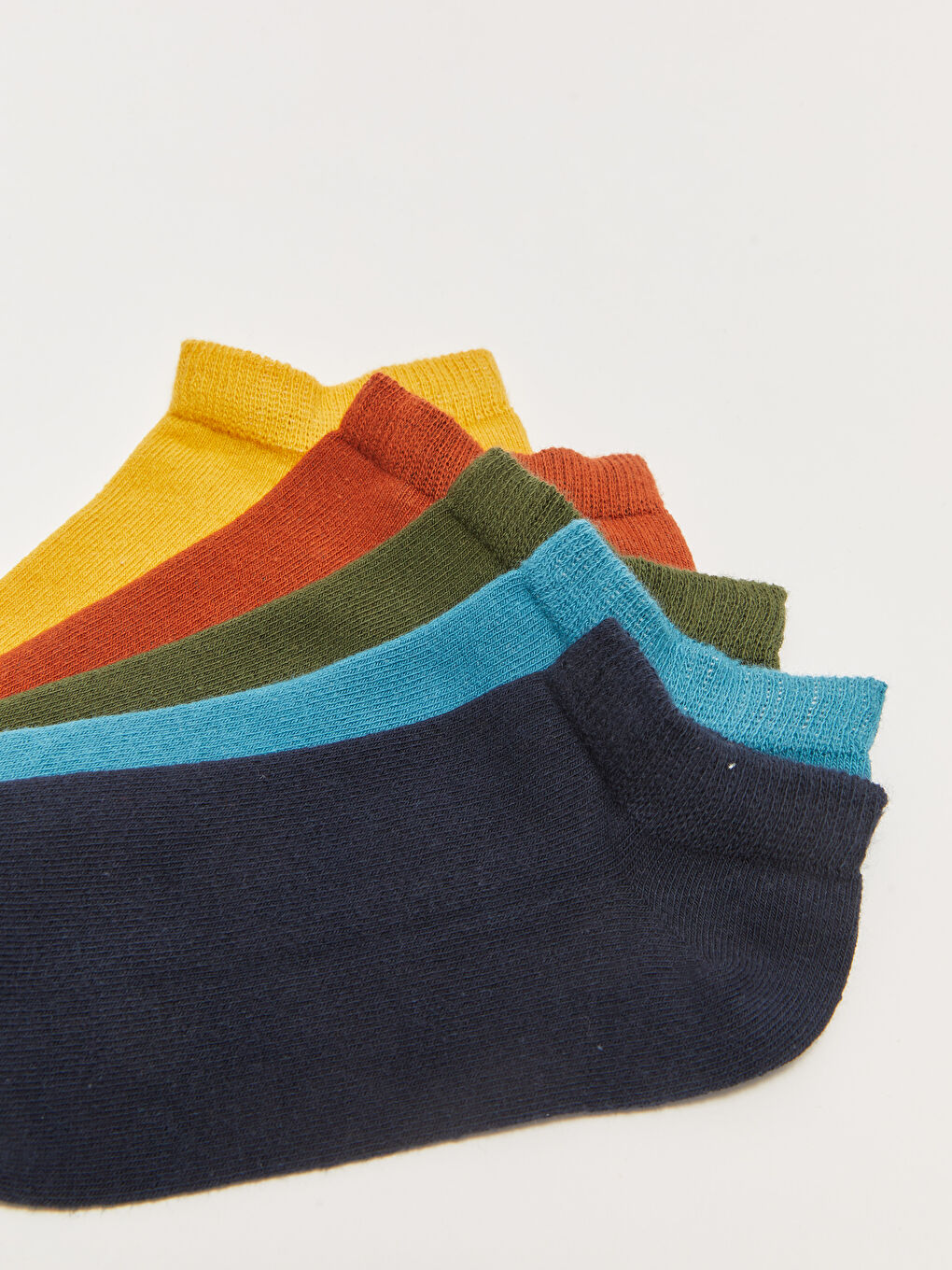 Karışık Basic Erkek Çocuk Patik Çorap 5'li-2