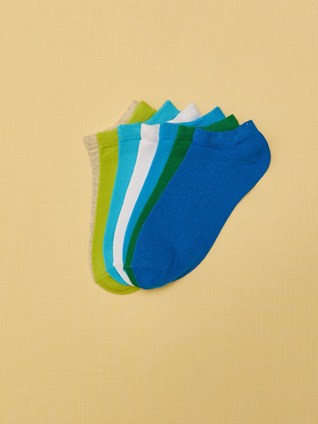 Basic Boys' Trainer Socks 7 Pack