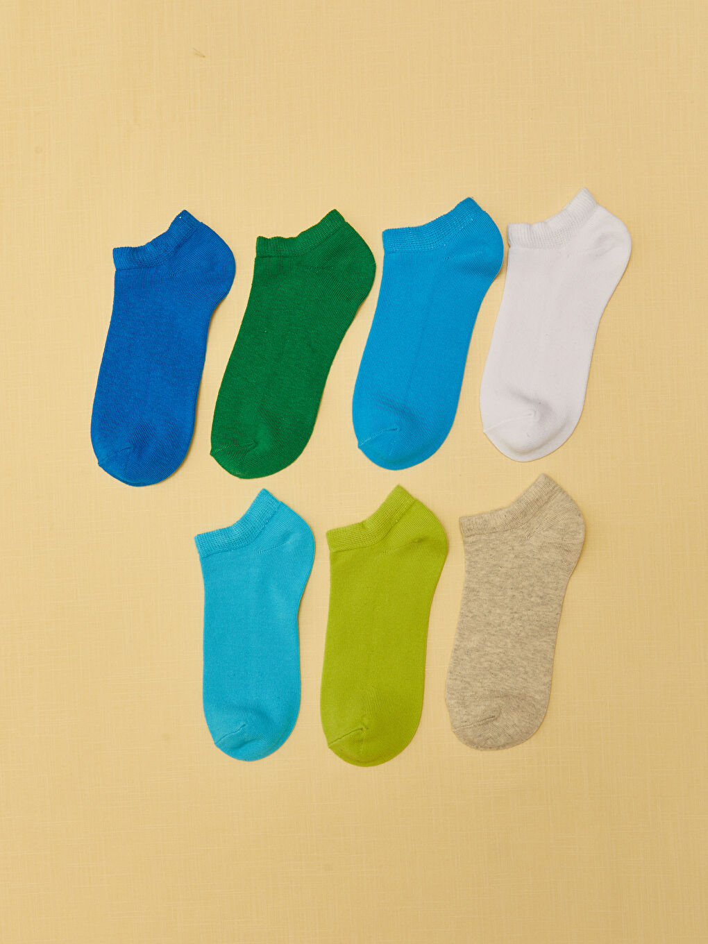 Basic Boys' Trainer Socks 7 Pack-1