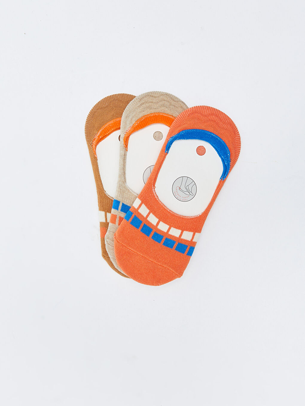 Patterned Boys' Trainer Socks 3-packs