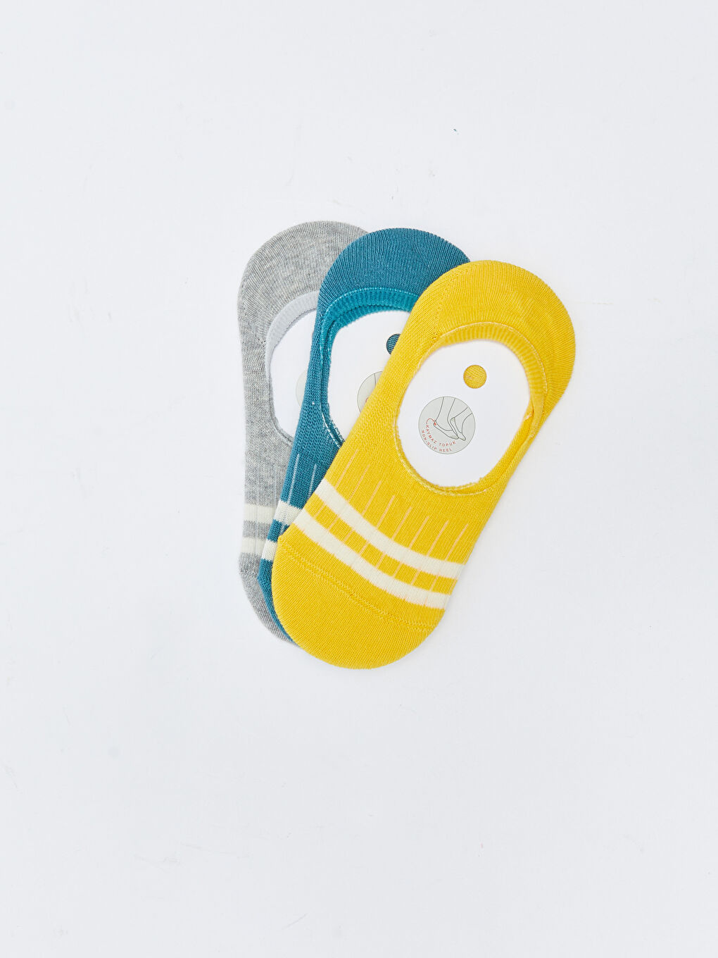 LC Waikiki Striped Boys' Trainer Socks 3-pack -S2G841Z4-K00