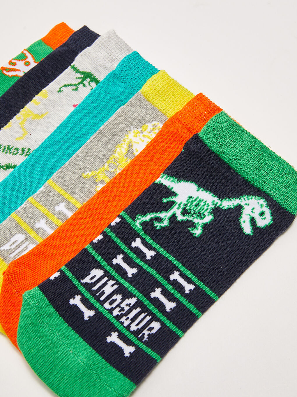 Patterned Boys' Trainer Socks 7 Pack-2
