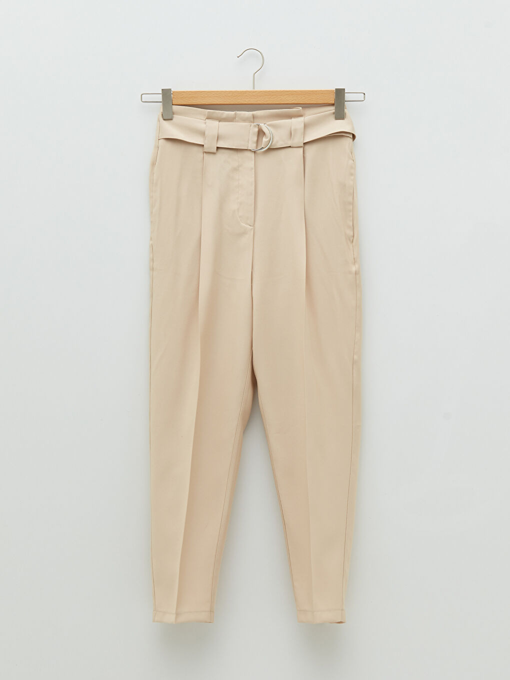 LCW Vision High Waist Comfortable Fit Women's Carrot Trousers with Straight Pocket Detail -S2G866Z8-S3X
