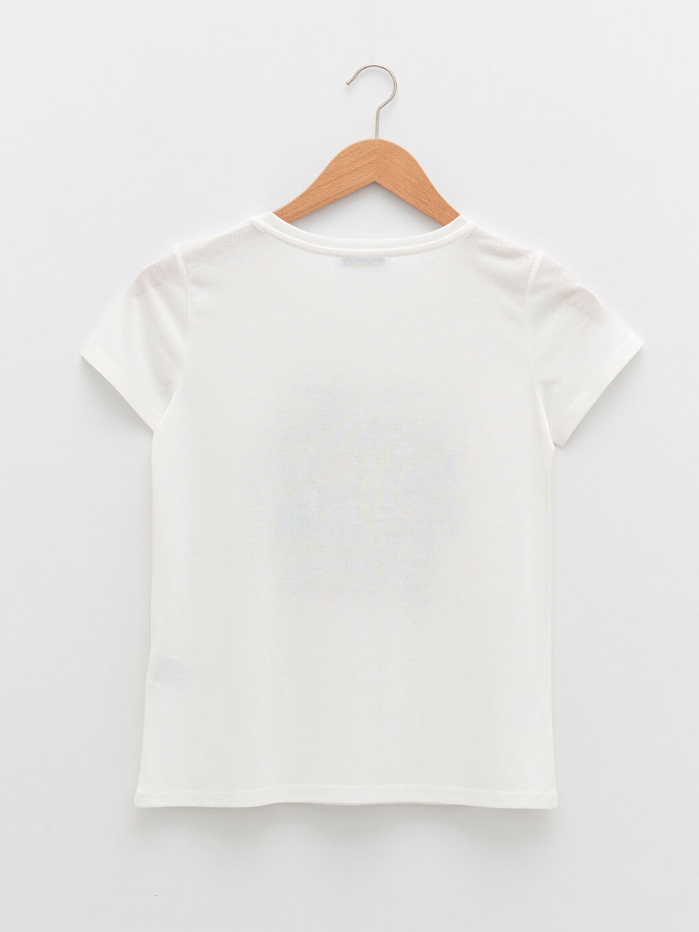 Crew Neck Printed Short Sleeve Women's T-Shirt-5