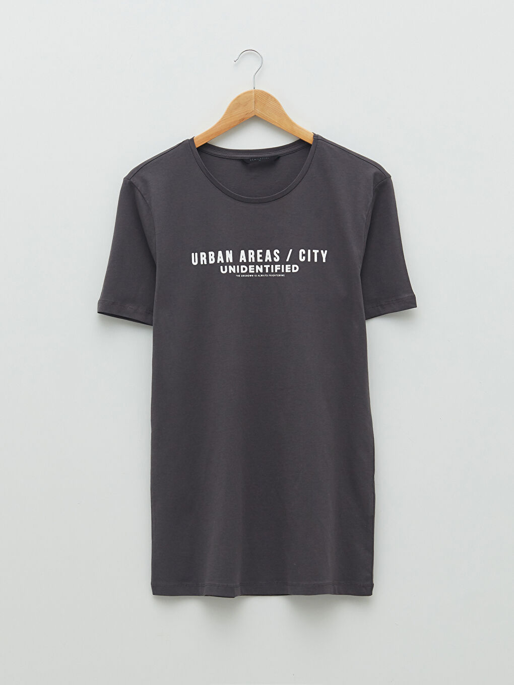 Crew Neck Short Sleeve Printed Combed Cotton Men's T-shirt-5