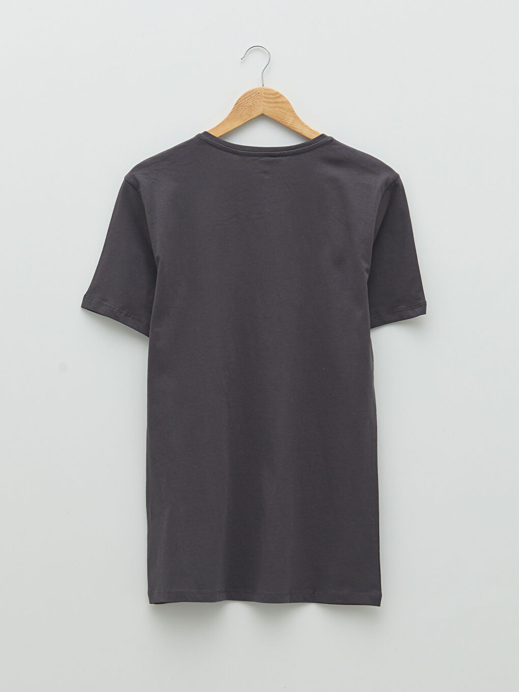 Crew Neck Short Sleeve Printed Combed Cotton Men's T-shirt-6