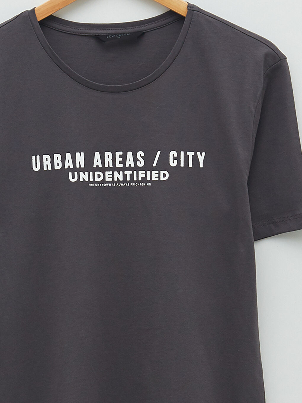 Crew Neck Short Sleeve Printed Combed Cotton Men's T-shirt-7