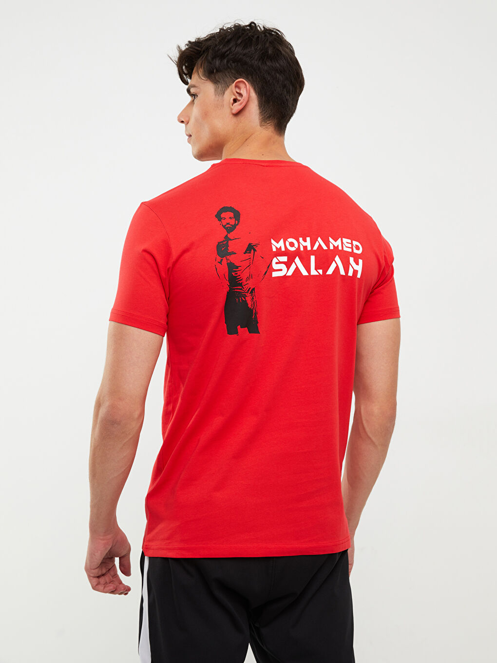 XSIDE ACTIVE Crew Neck Short Sleeve Liverpool Printed Men's Fan T-Shirt -S2G926Z8-GZX
