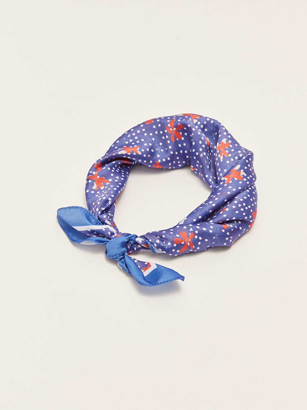 Patterned Women's Satin Bandana-2