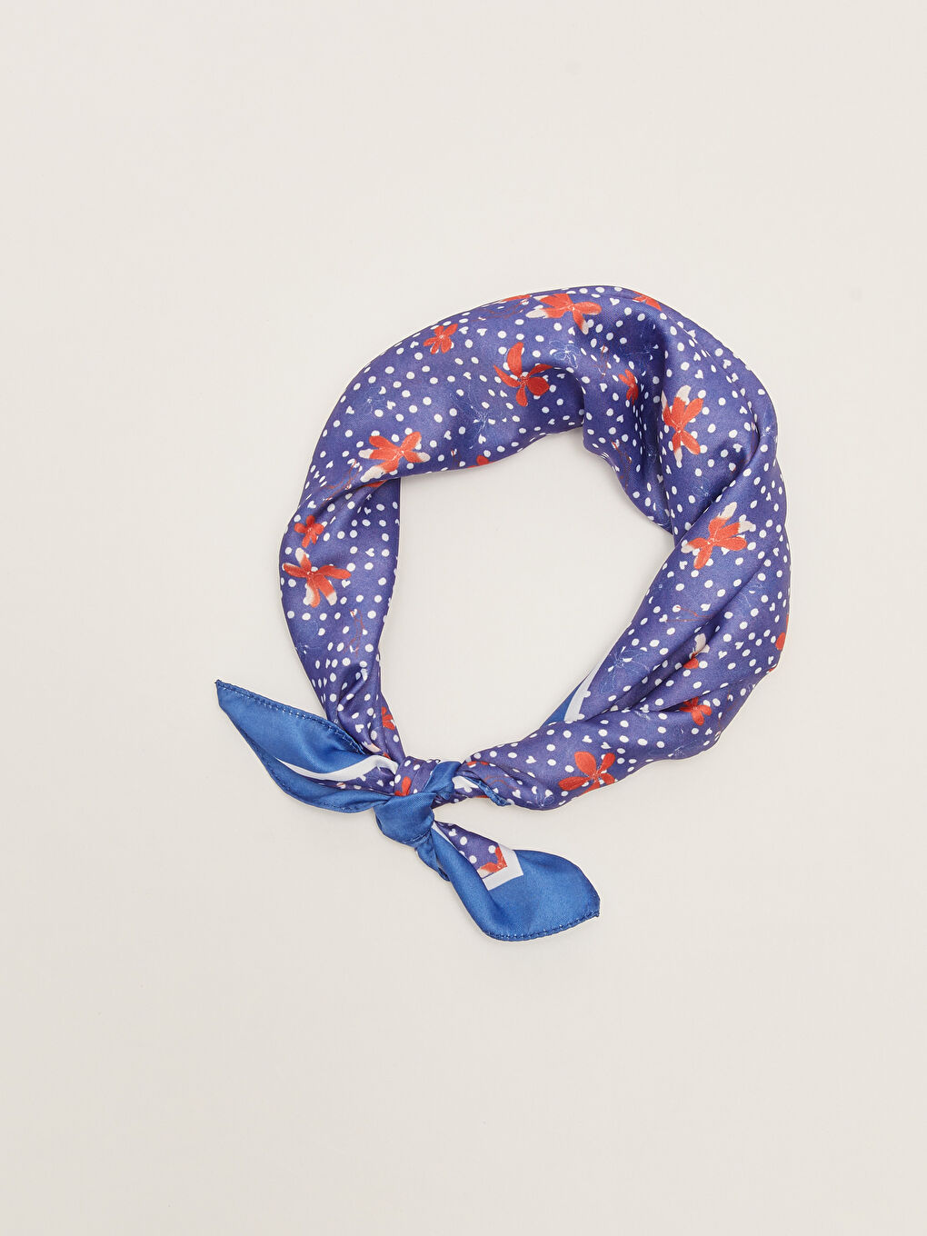 Patterned Women's Satin Bandana-3