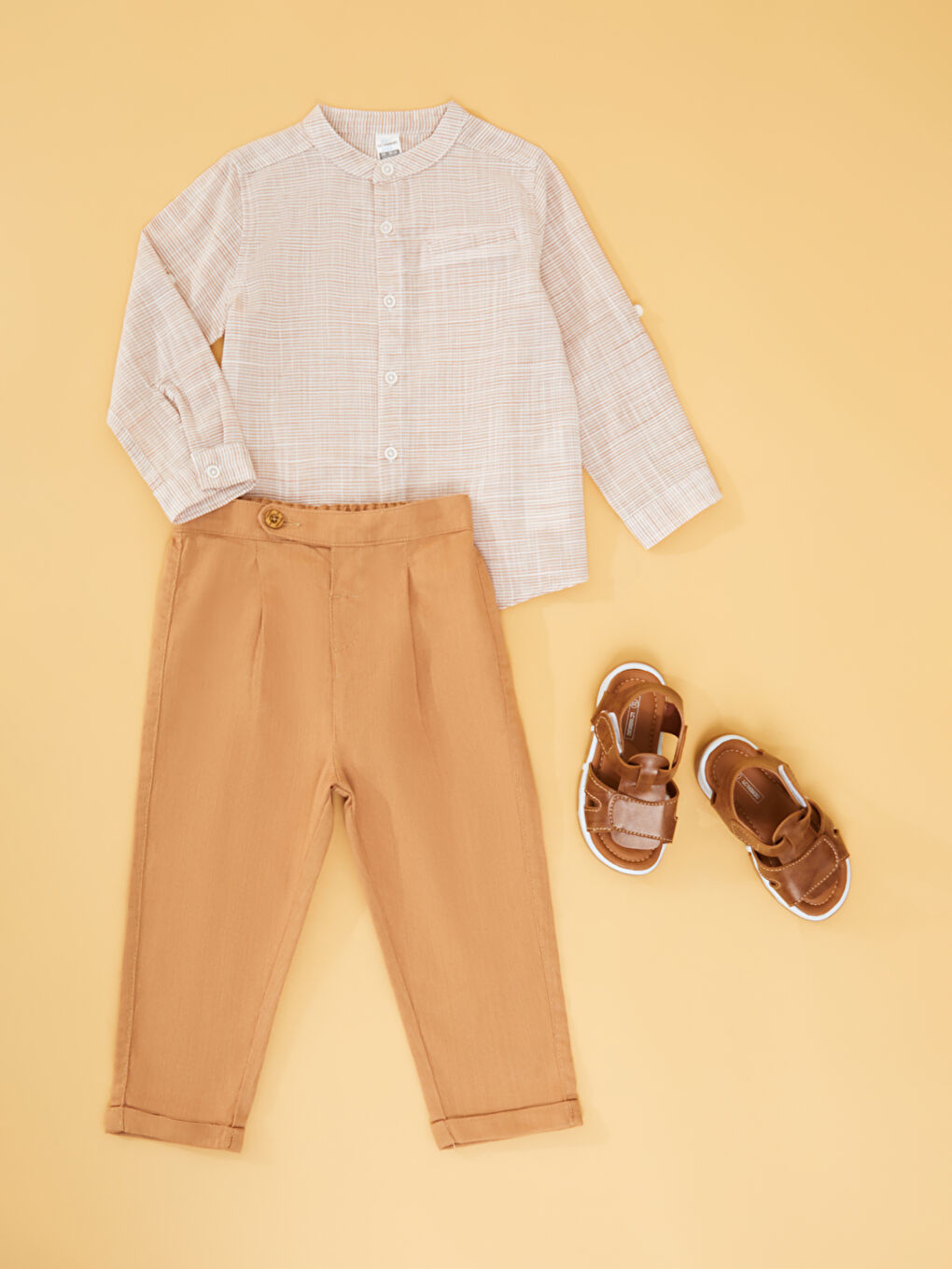 Basic Cotton Baby Boy Pants-1