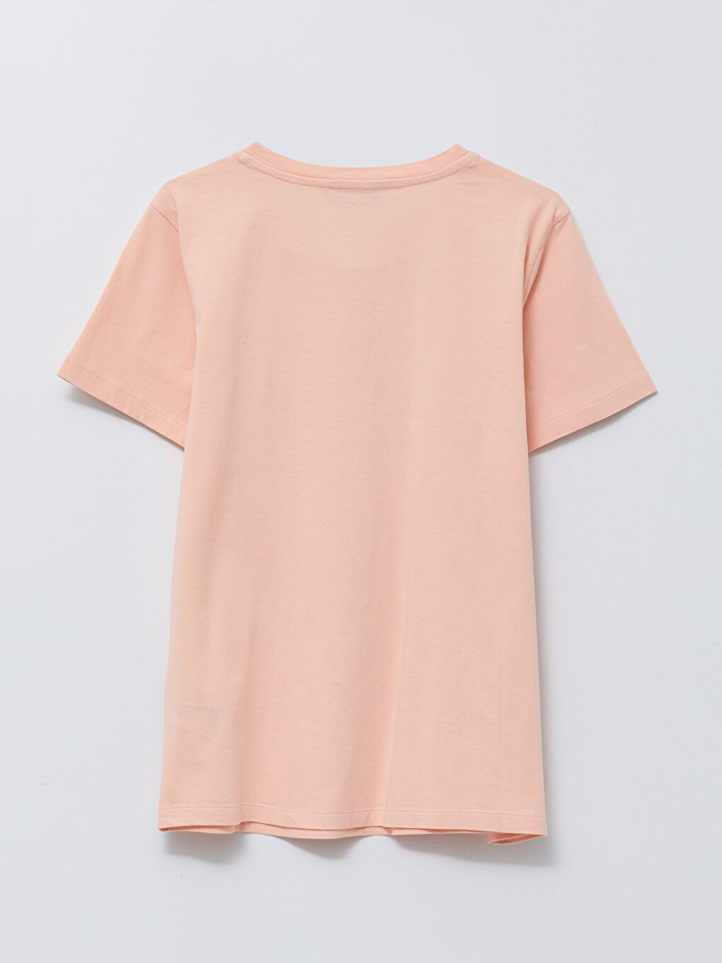 LCWAIKIKI Classic Κοντομάνικο Βαμβακερό T-shirt Γυναικείο με Στρογγυλή Λαιμόκοψη και Εκτύπωση -S2GA68Z8-G8G