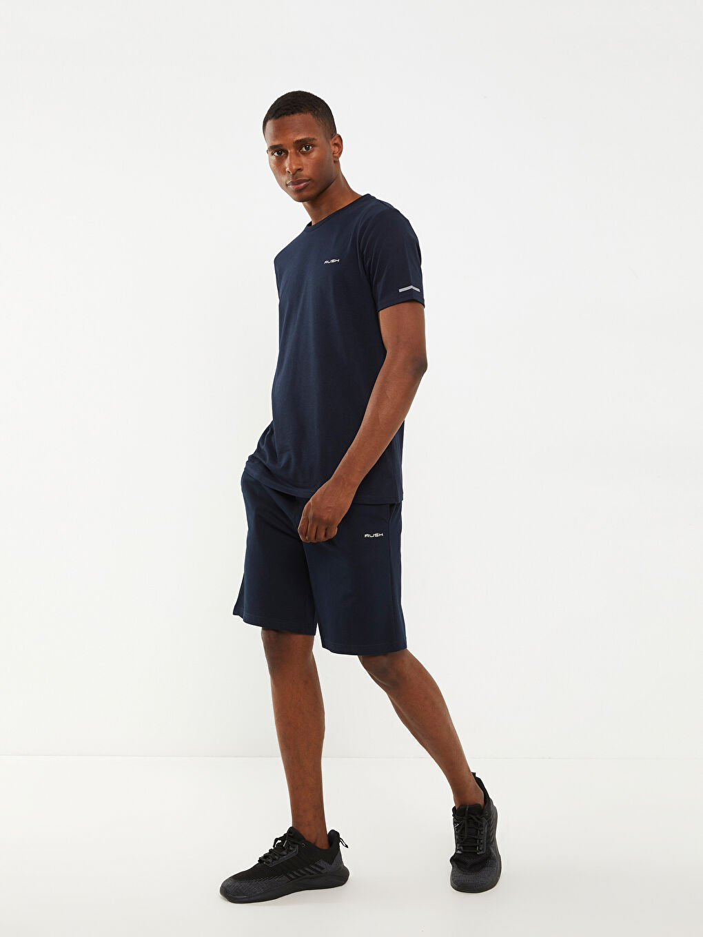 Lacivert Standart Kalıp Erkek Eşofman Takım