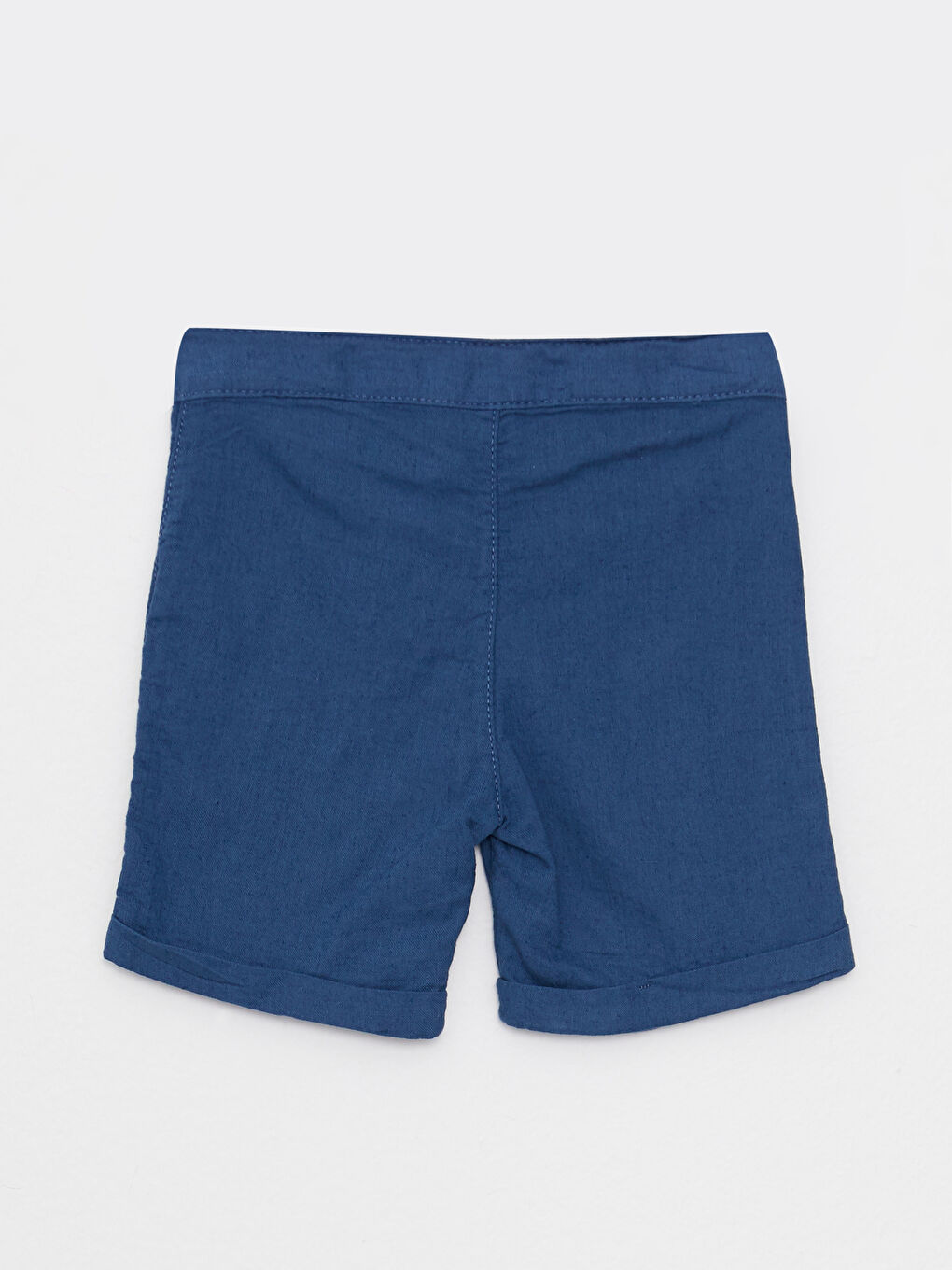 Beyaz Kısa Kollu Basic Erkek Bebek Gömlek ve Şort 2'li Takım-4