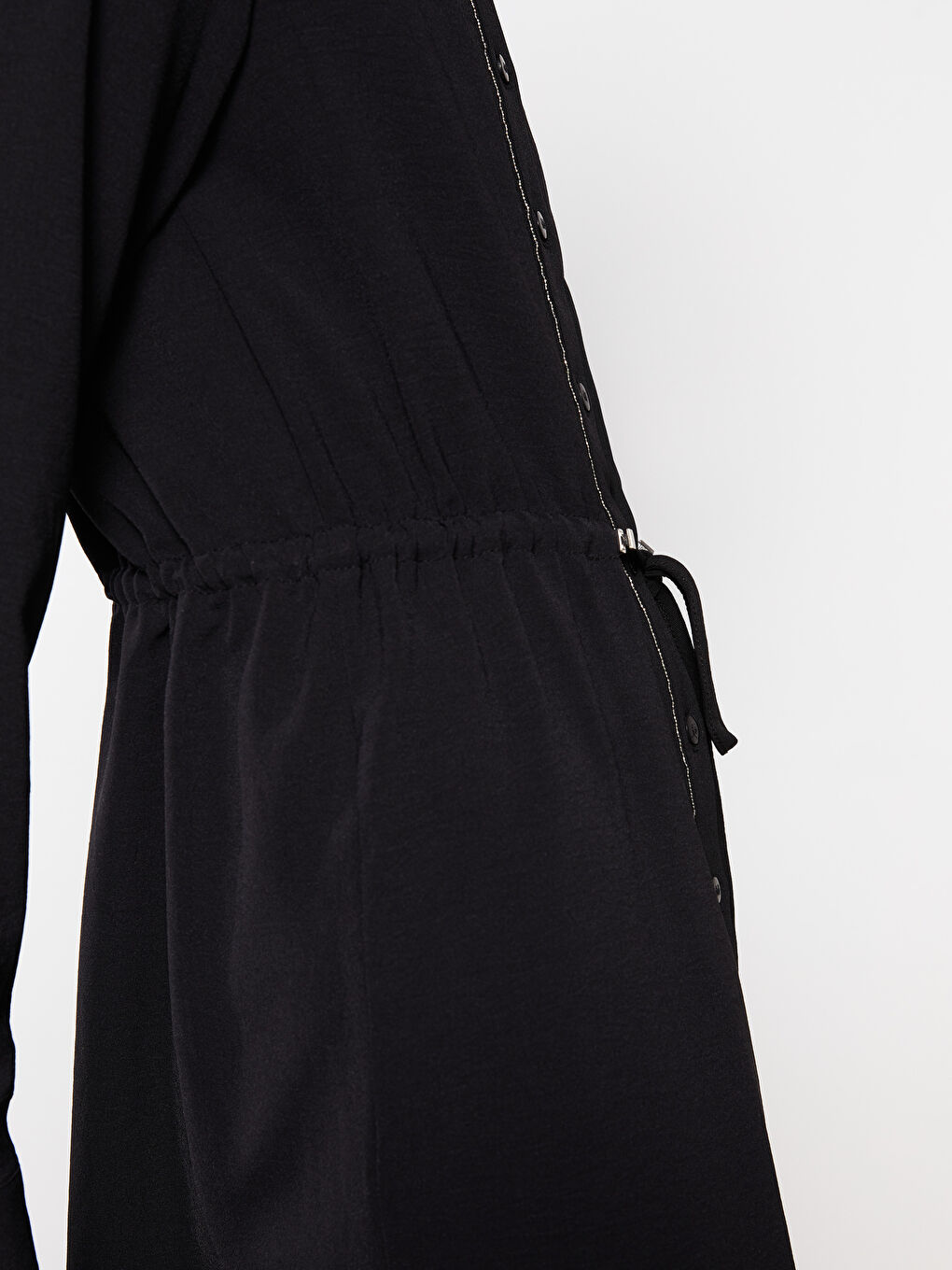 Grandad Collar Plain Long Sleeve Women's Tunic-6