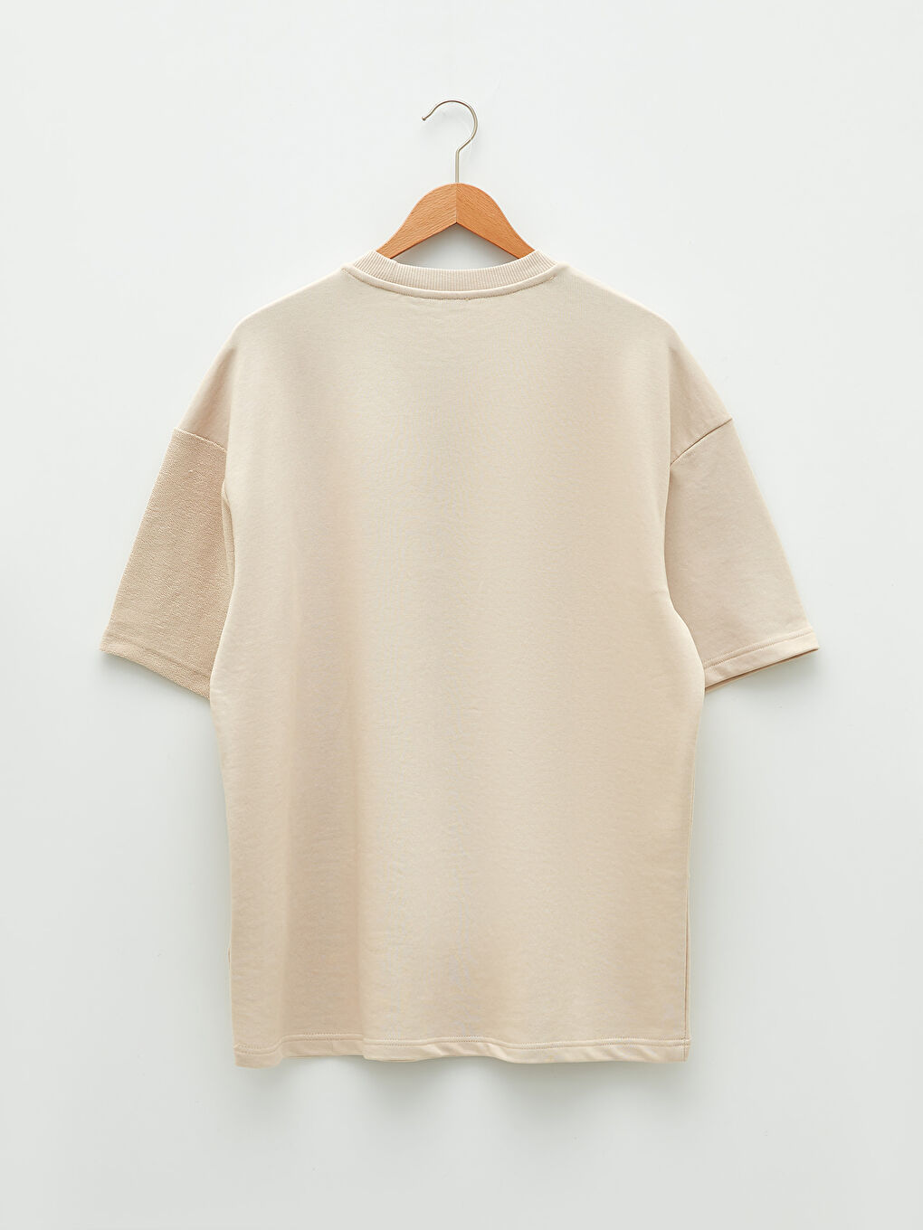 Oversize Crew Neck Short Sleeve Printed Jersey Men's T-Shirt-6