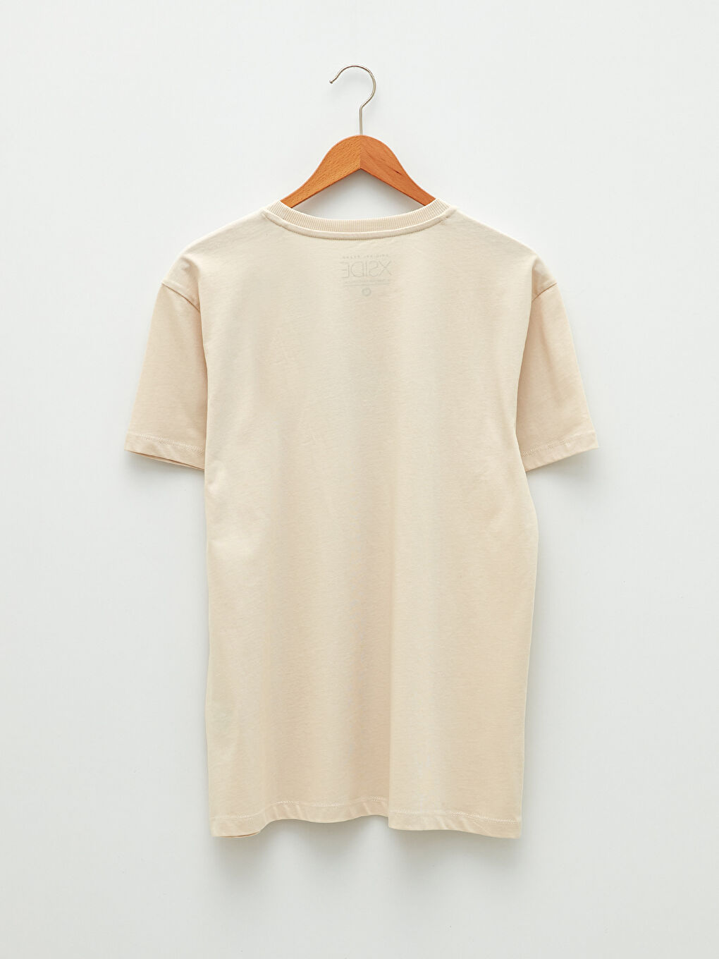 Crew Neck Short Sleeve Printed Combed Cotton Men's T-shirt-6