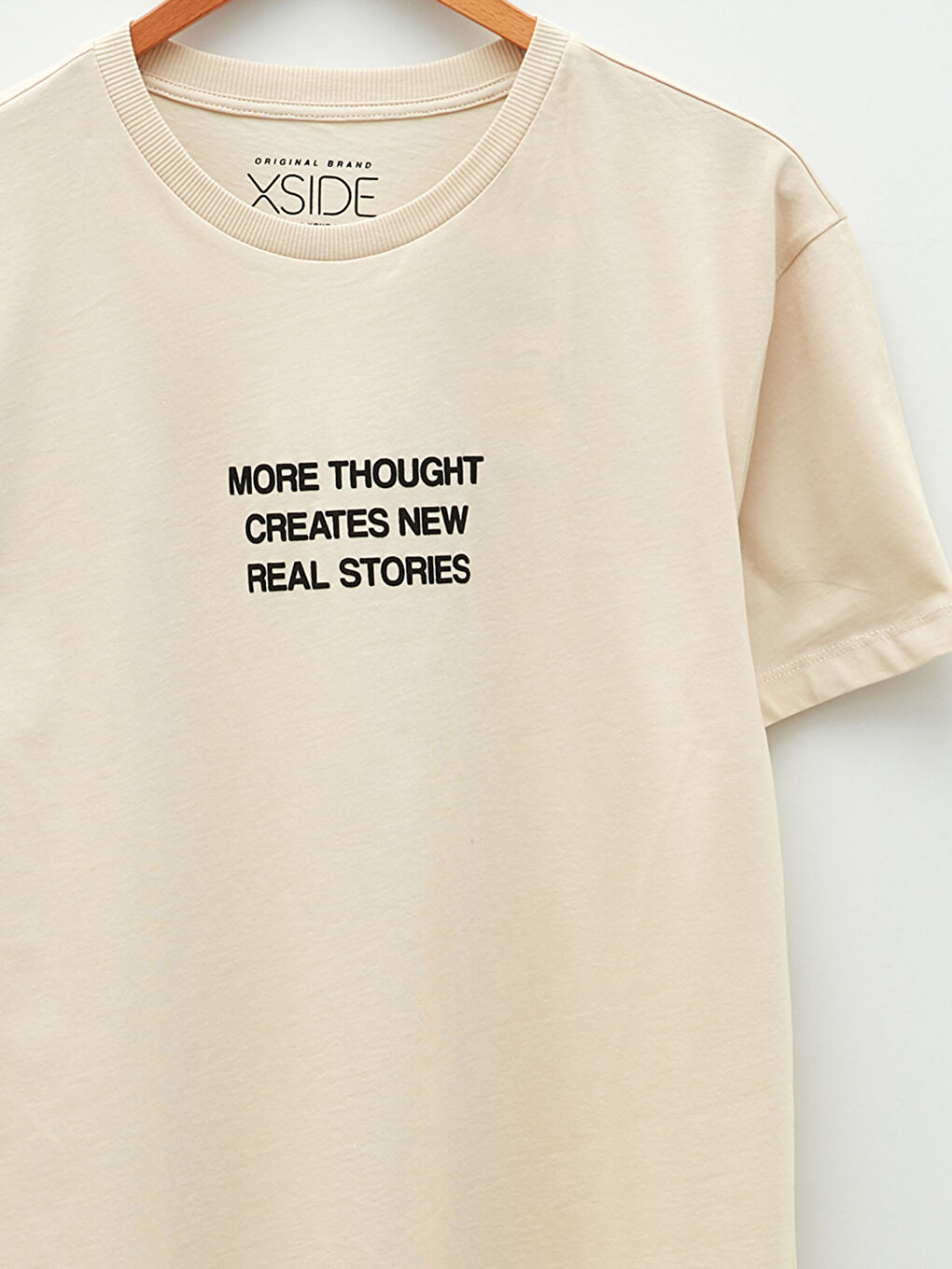 Crew Neck Short Sleeve Printed Combed Cotton Men's T-shirt-7