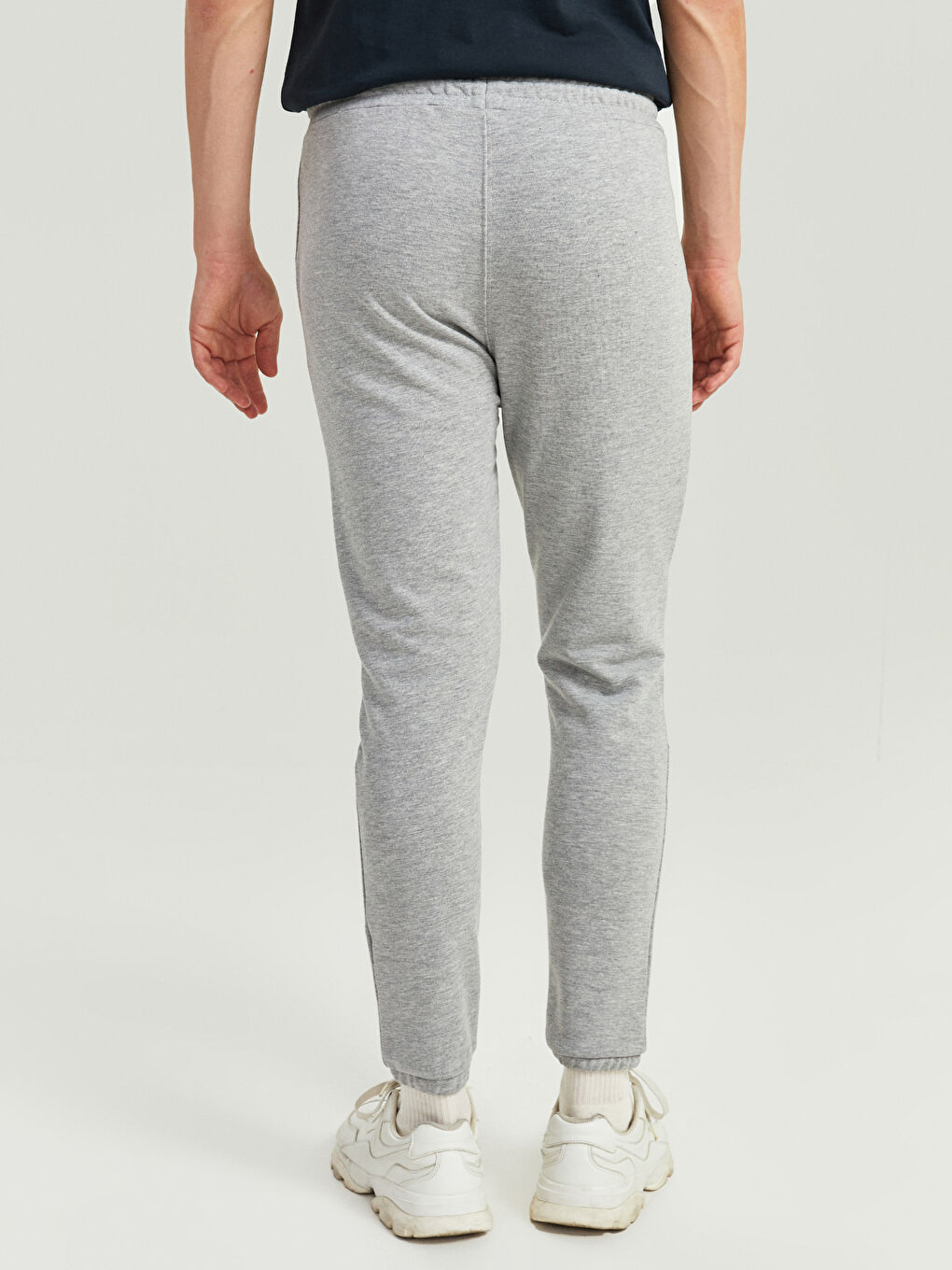 Gri Slim Fit Erkek Eşofman Altı-4