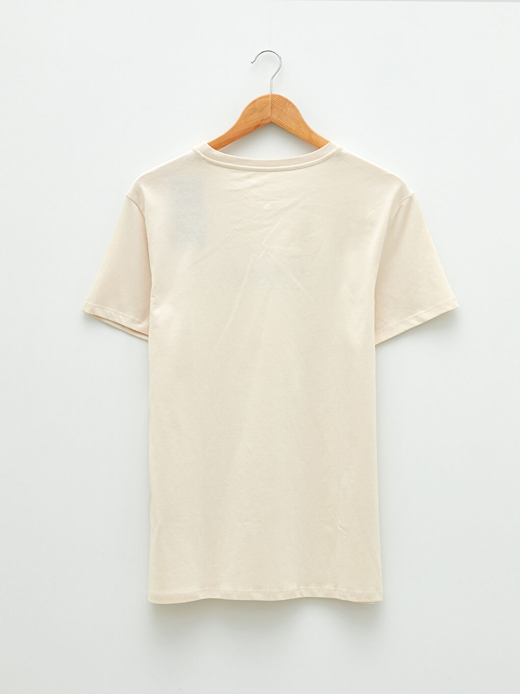 Crew Neck Short Sleeve Printed Combed Cotton Men's T-shirt-6