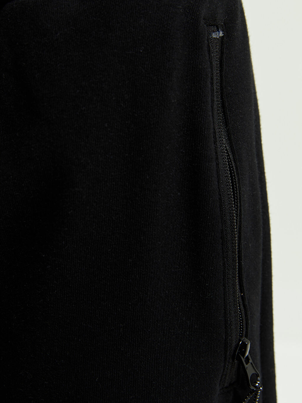 Siyah Standart Kalıp Erkek Pantolon-2