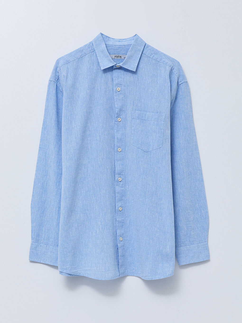 Oversize Long Sleeve Men's Shirt-5