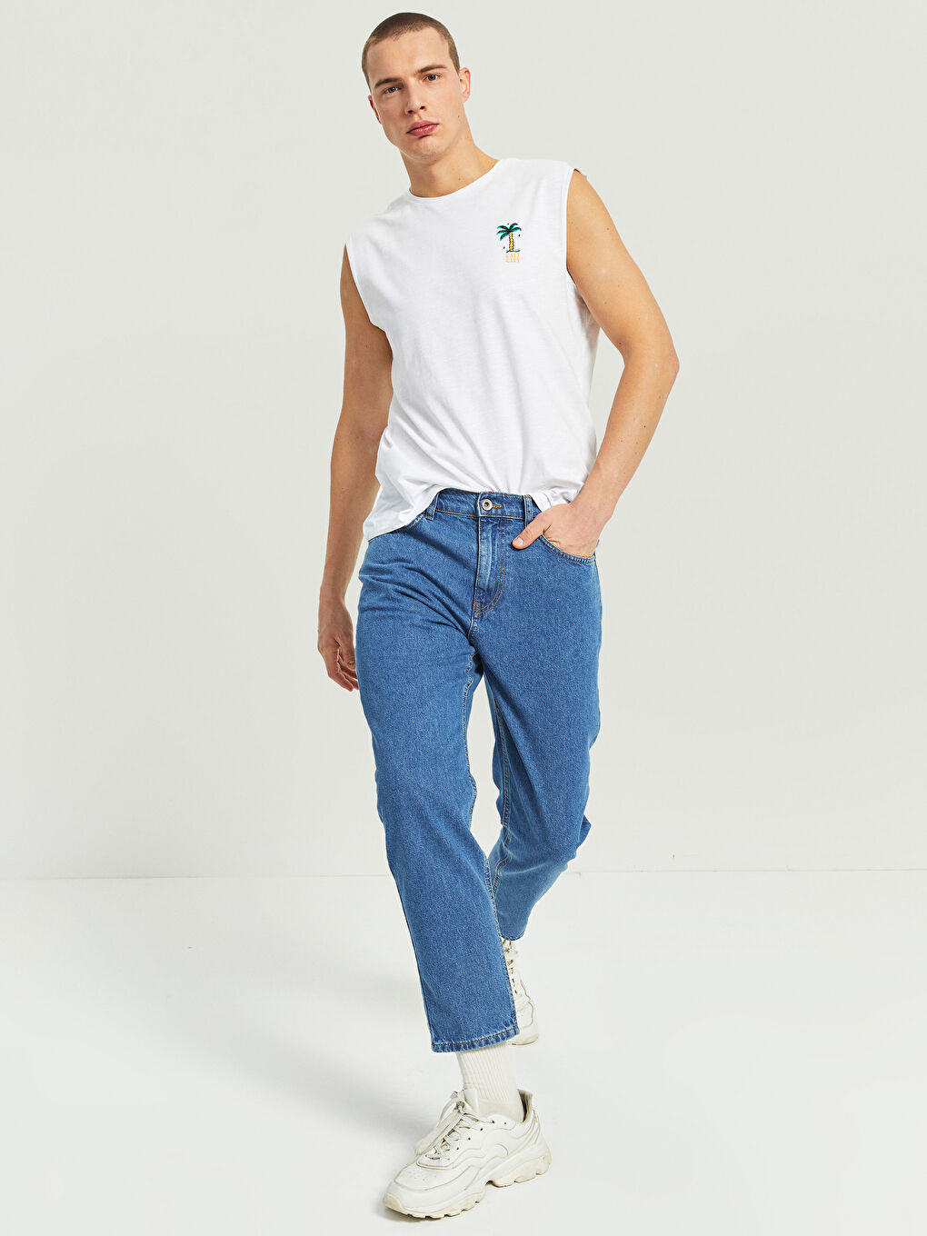 Mavi Loose Fit Erkek Jean Pantolon-2