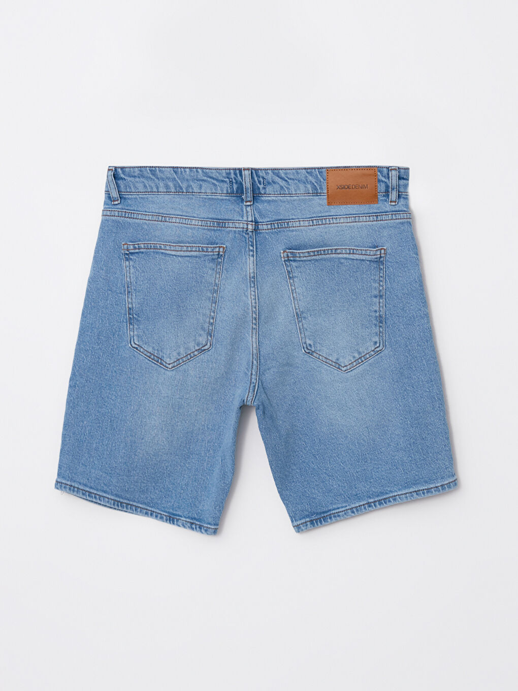 Mavi Standart Kalıp Erkek Jean Şort-6