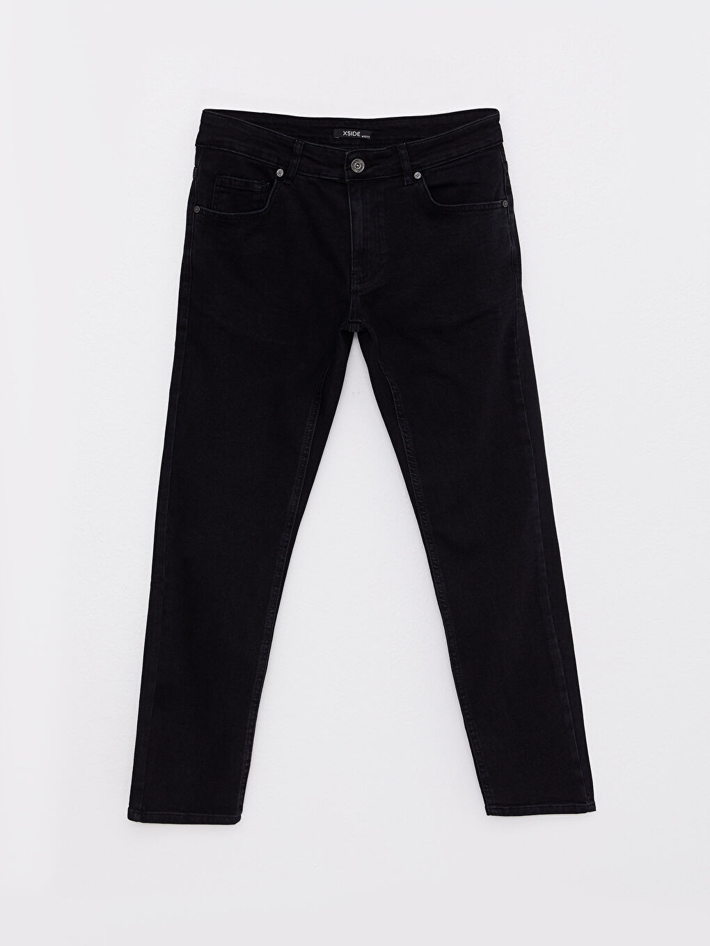 Siyah Slim Fit Erkek Jean Pantolon-5