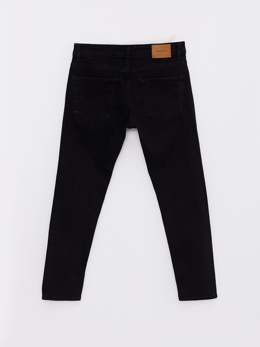 Siyah Slim Fit Erkek Jean Pantolon-6