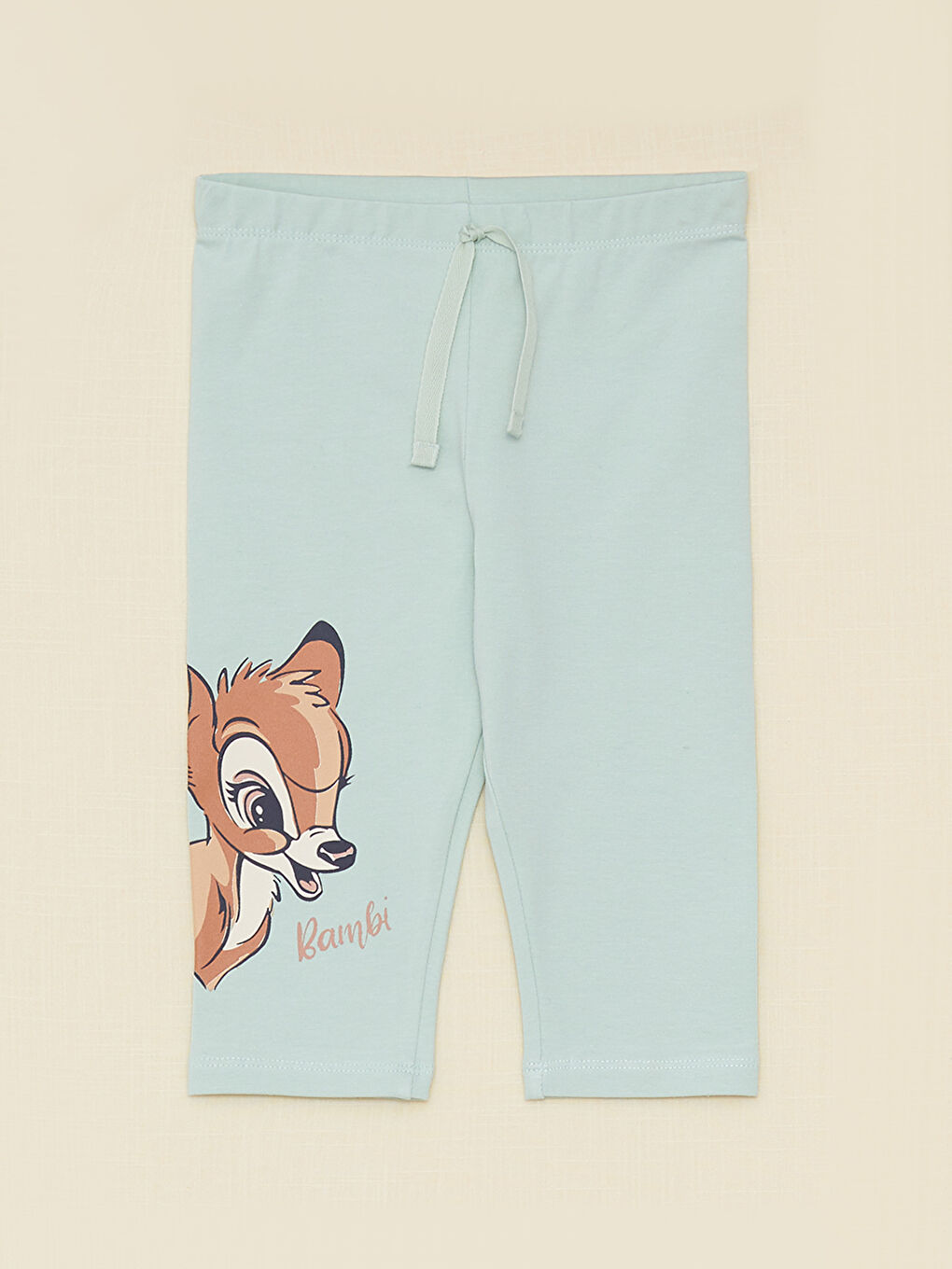Crew Neck Short Sleeve Bambi Printed Cotton Baby Girl T-Shirt and Shorts 2-Pack Set-6