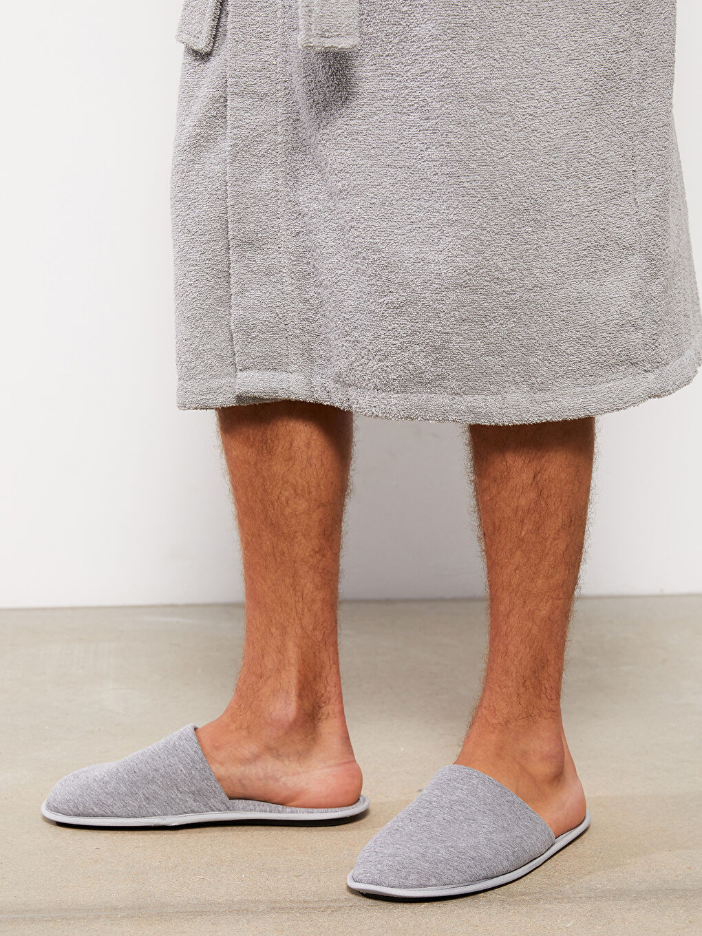 Plain Men's Home Slippers-2