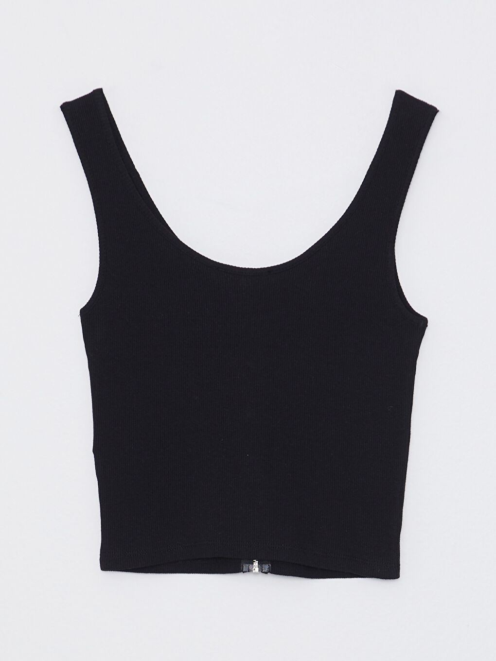 Women U Neck Sleeveless Plain Singlet-6