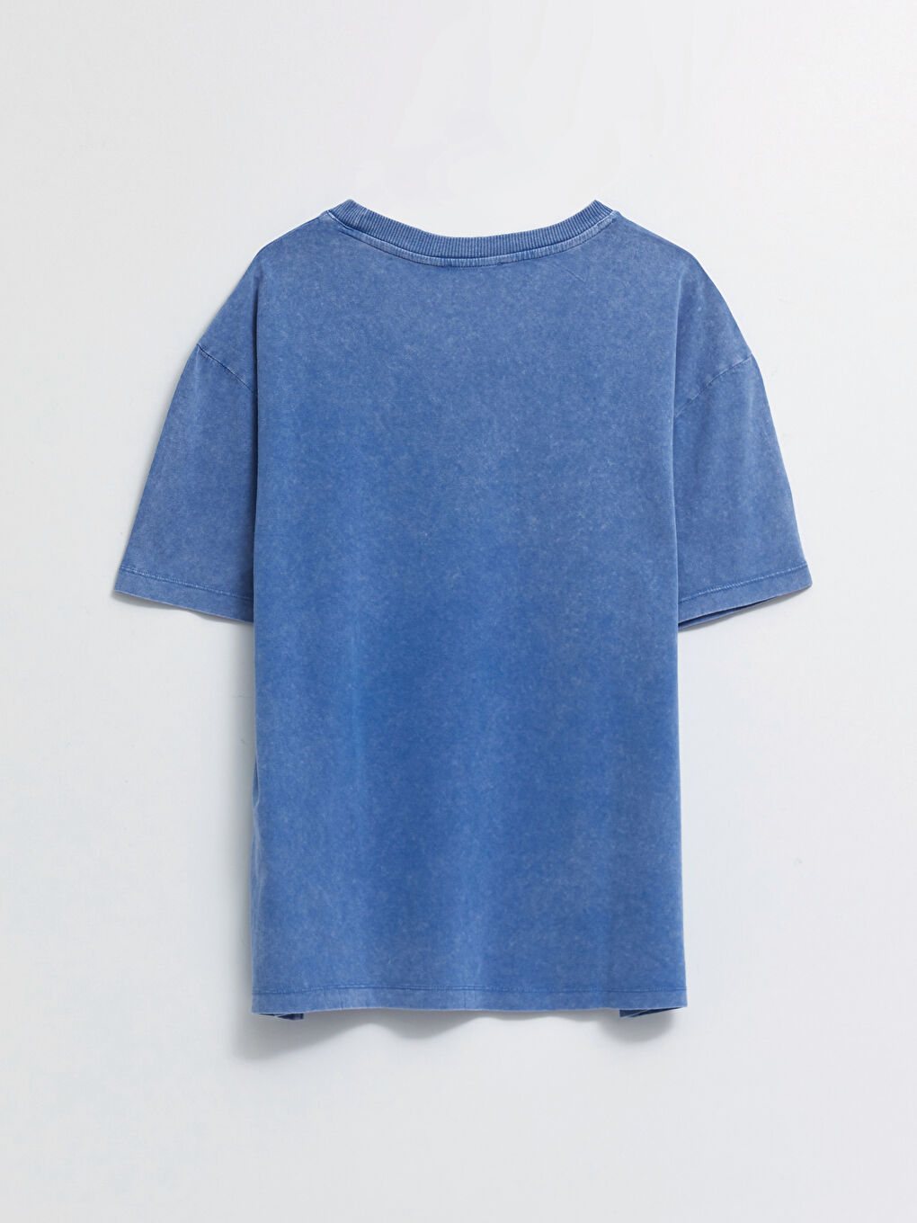 Crew Neck Printed Short Sleeve Cotton Women's T-shirt-6