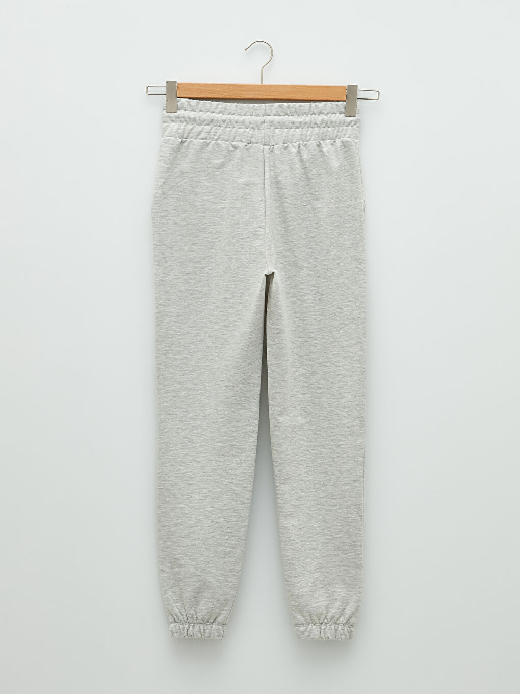 Women's Elasticated Waist Plain Jogger Sweatpants-1