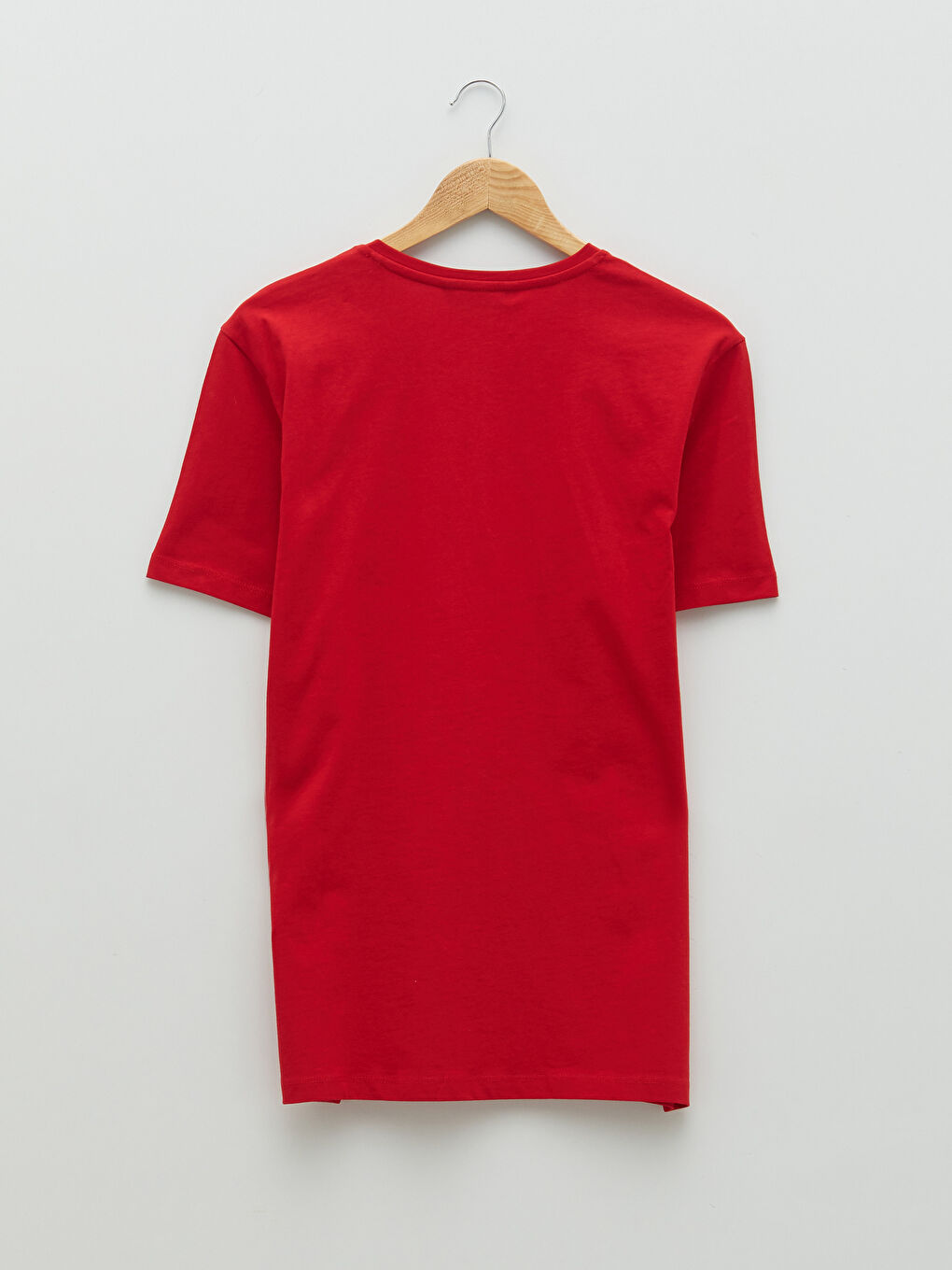 Crew Neck Short Sleeve Printed Combed Cotton Men's T-shirt-6