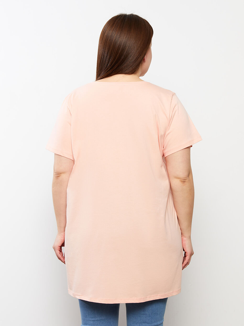 Pembe Şeftali Tişört-4