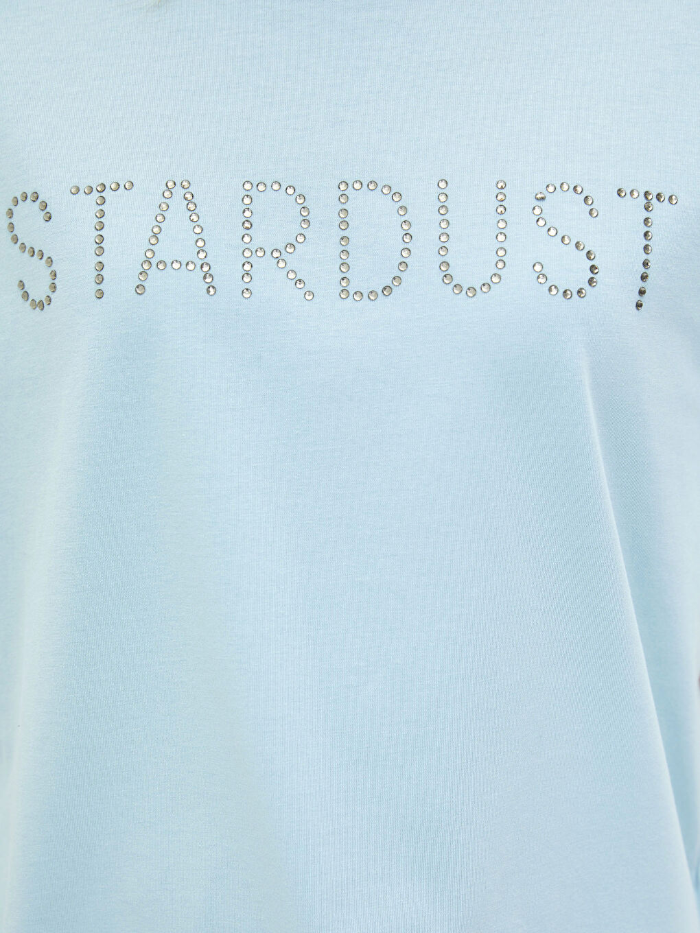 Mavi Bisiklet Yaka Baskılı Kısa Kollu Pamuklu Kadın Tişört-3