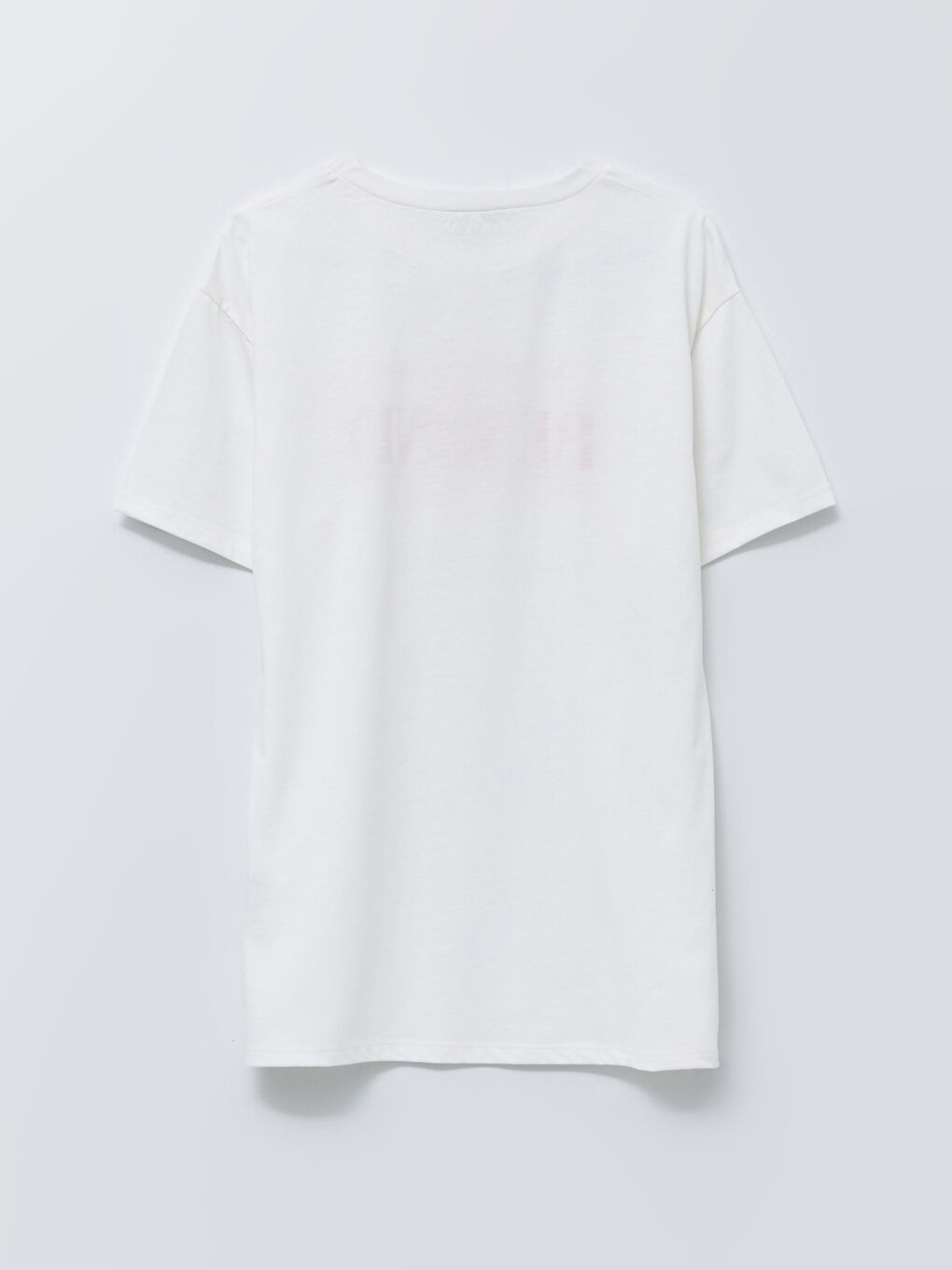 Crew Neck Letter Printed Short Sleeve Women's T-Shirt-6