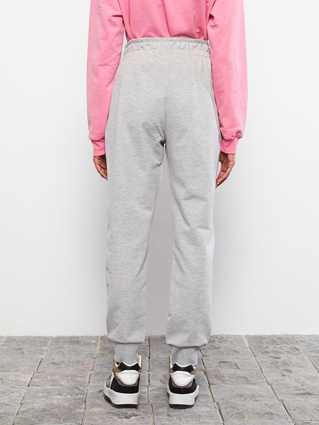 LCW Vision Ελαστική Μέση Εκτυπωμένο Φούτερ Joggers για Γυναίκες -S2GG01Z8-LAL