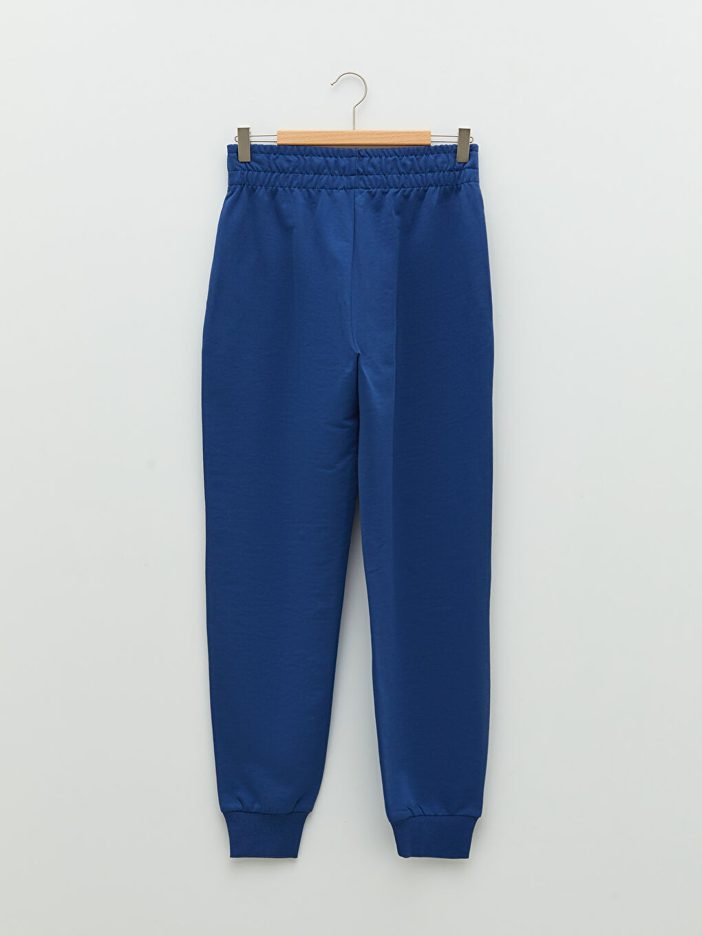 Lacivert Beli Lastikli Baskılı Kadın Jogger Eşofman Altı-6