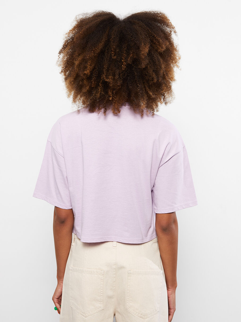 Crew Neck Care Bears Printed Short Sleeve Cotton Women's T-Shirt-5