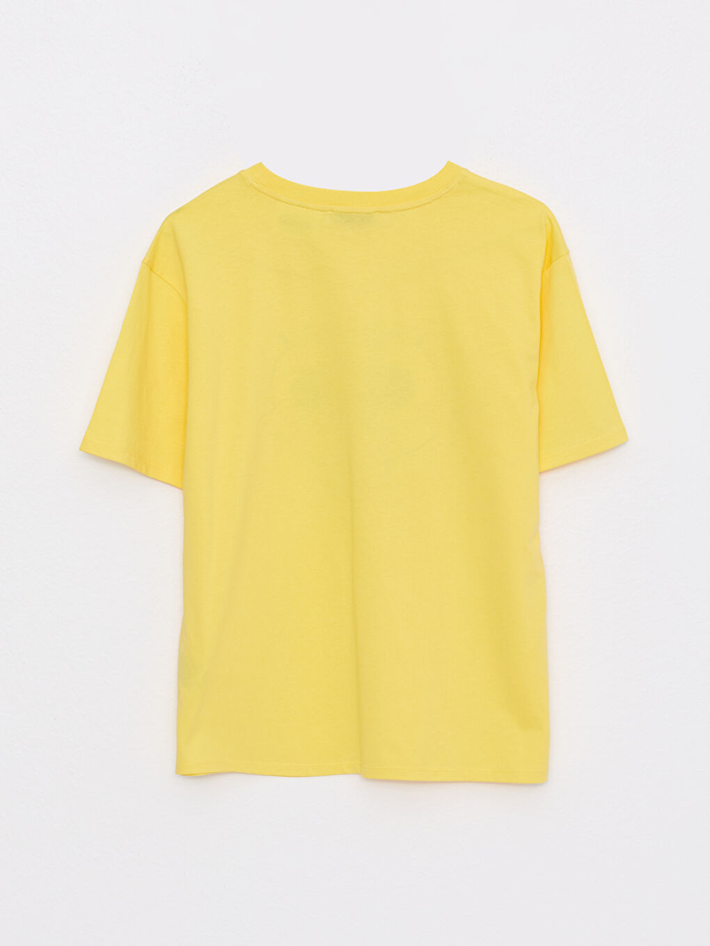 Crew Neck SpongeBob Printed Short Sleeve Cotton Women's T-Shirt-6