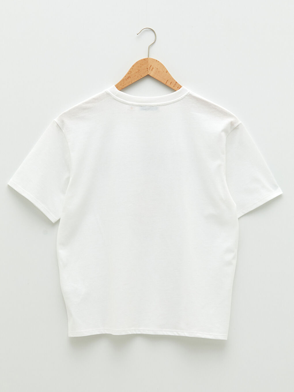 LCW Vision Crew Neck Emoji Printed Short Sleeve Women's T-Shirt -S2GG14Z8-R9K