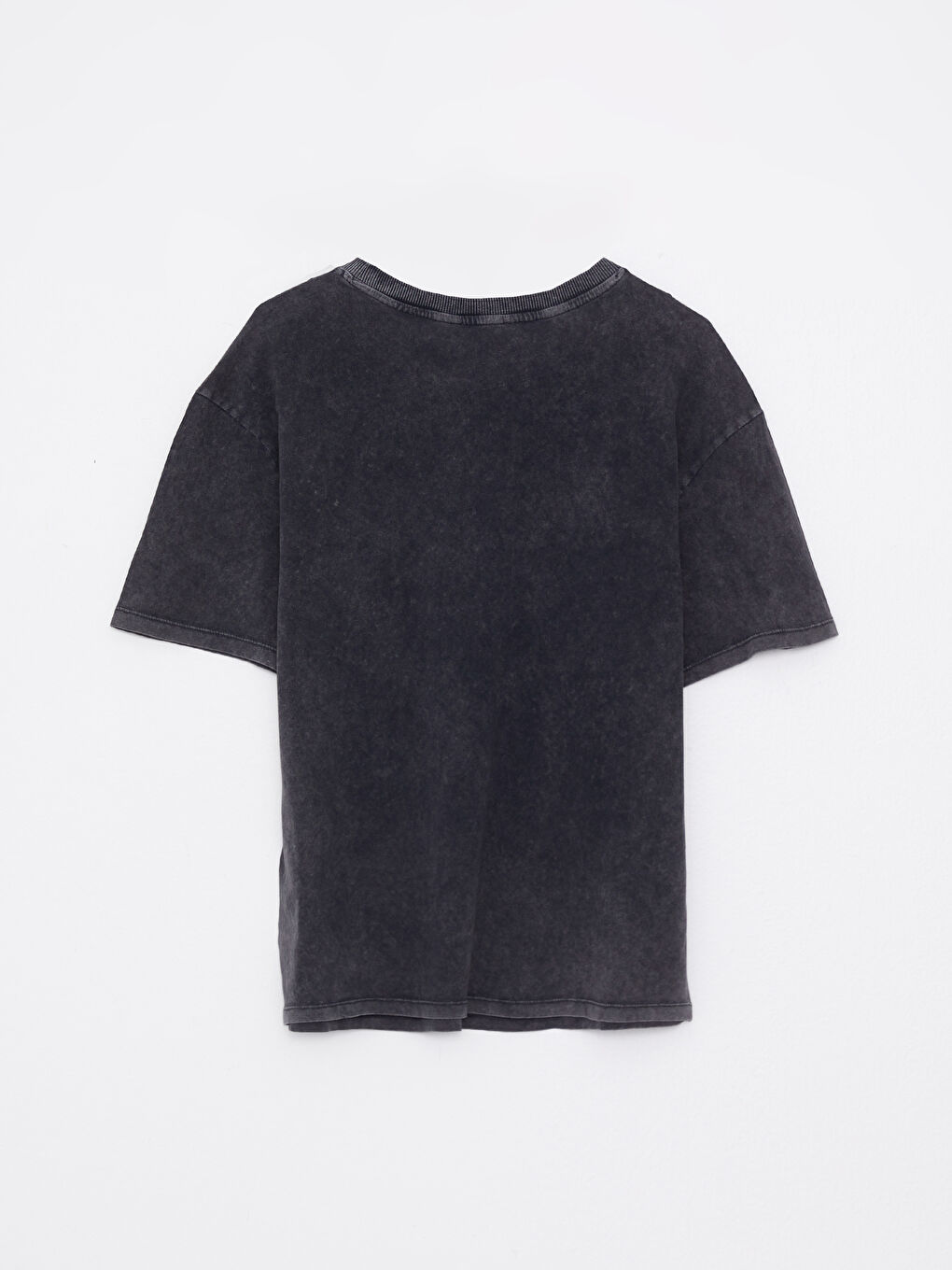 Crew Neck Printed Short Sleeve Cotton Women's T-shirt-6